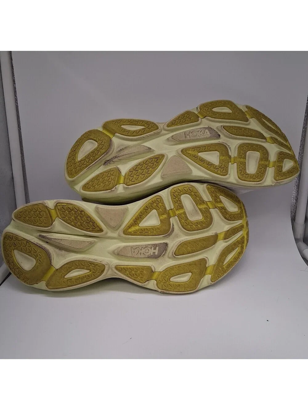 Hoka Bondi 8 Womens Size 11B Cream Vanilla Running Walking Shoes 1127952 CMV